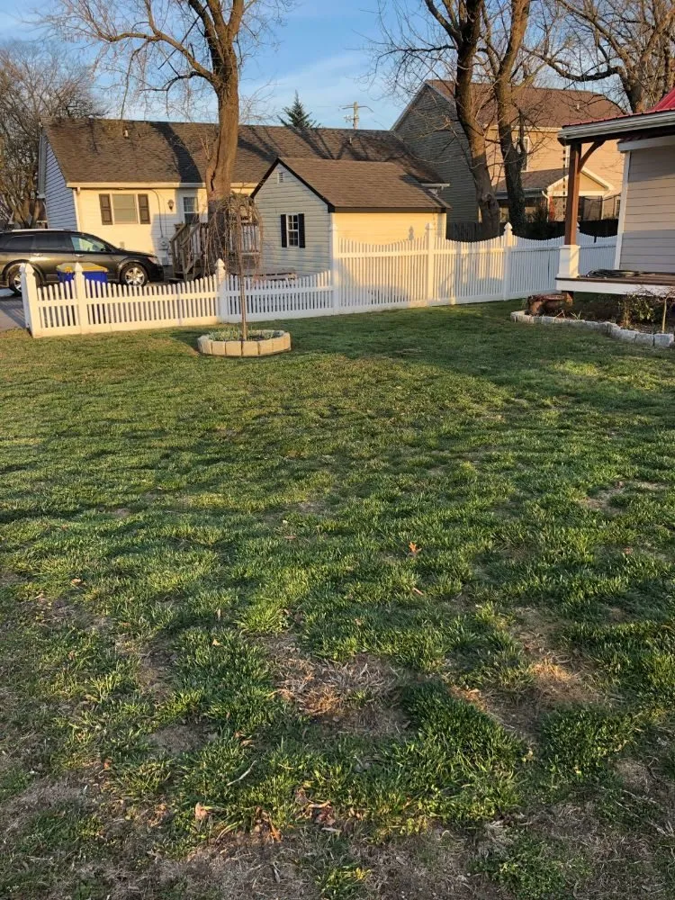 Custom landscape installation with custom design in Dover, DE by Scotty's Lawn Care Service