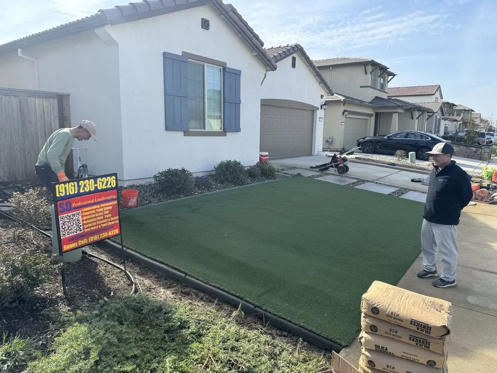 Trusted landscape design for beautiful yards in Sacramento, CA by SD Professional Landscaping service