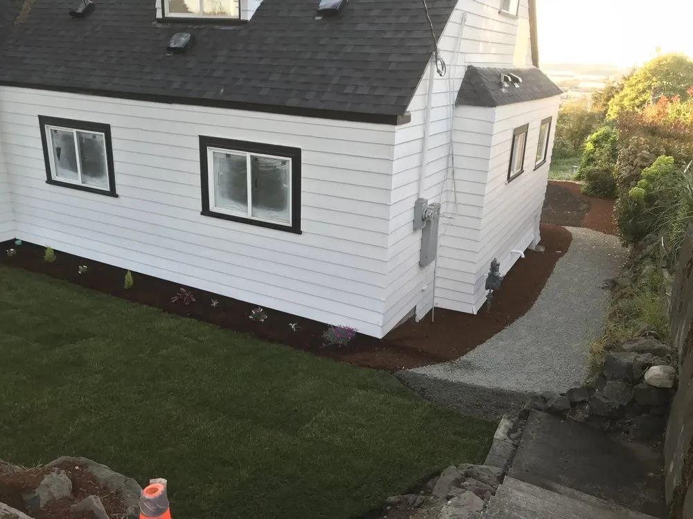 Professional garden landscaping with custom design across Lakewood, WA - S&E Landscaping Services
