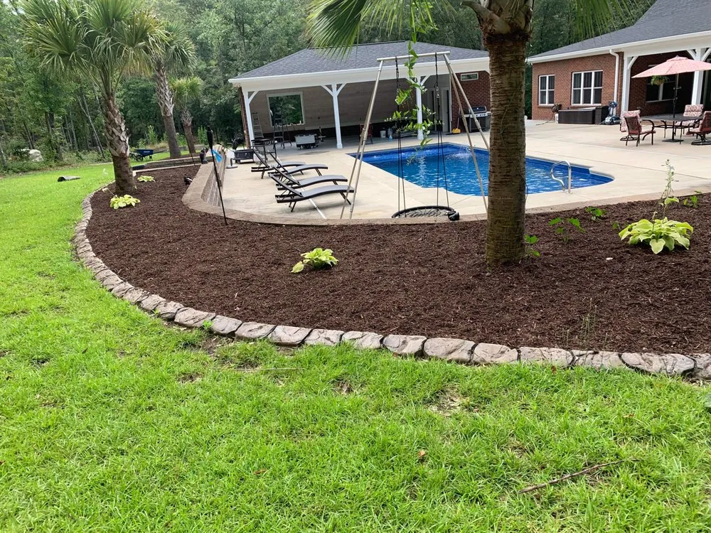 Custom landscape design in Gaston, SC by S&E Lawn And Landscape