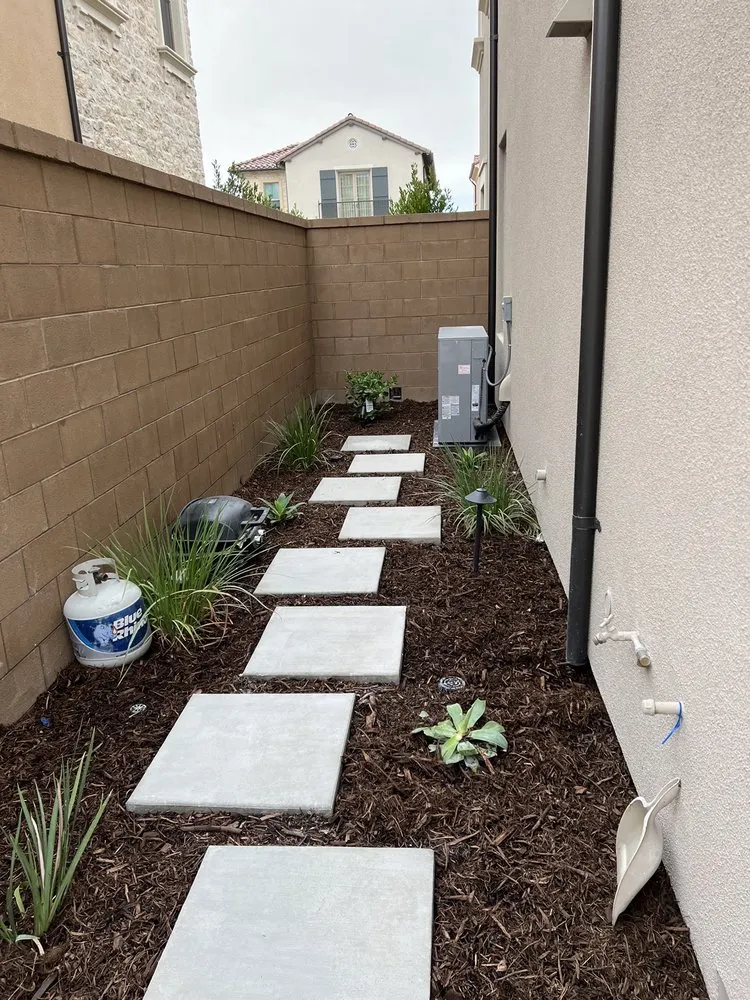 Professional yard maintenance for year-round maintenance in Orange, CA by Sea Breeze Landscaping Construction