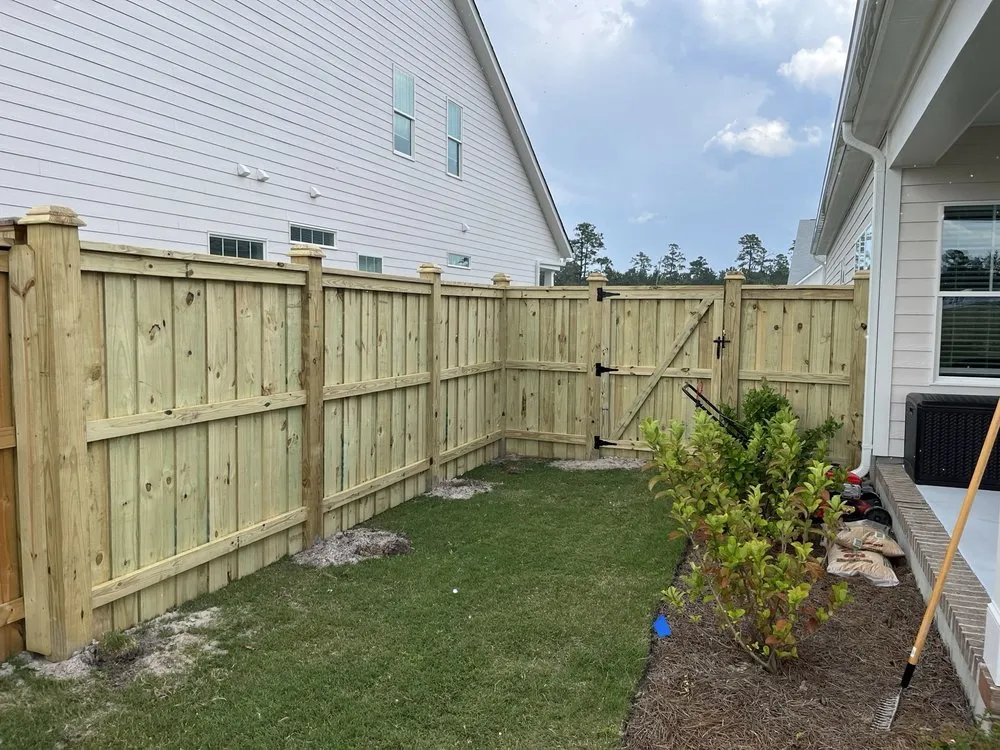 Expert outdoor landscaping in Hampstead, NC by Sea Coast Fence & Yardscape