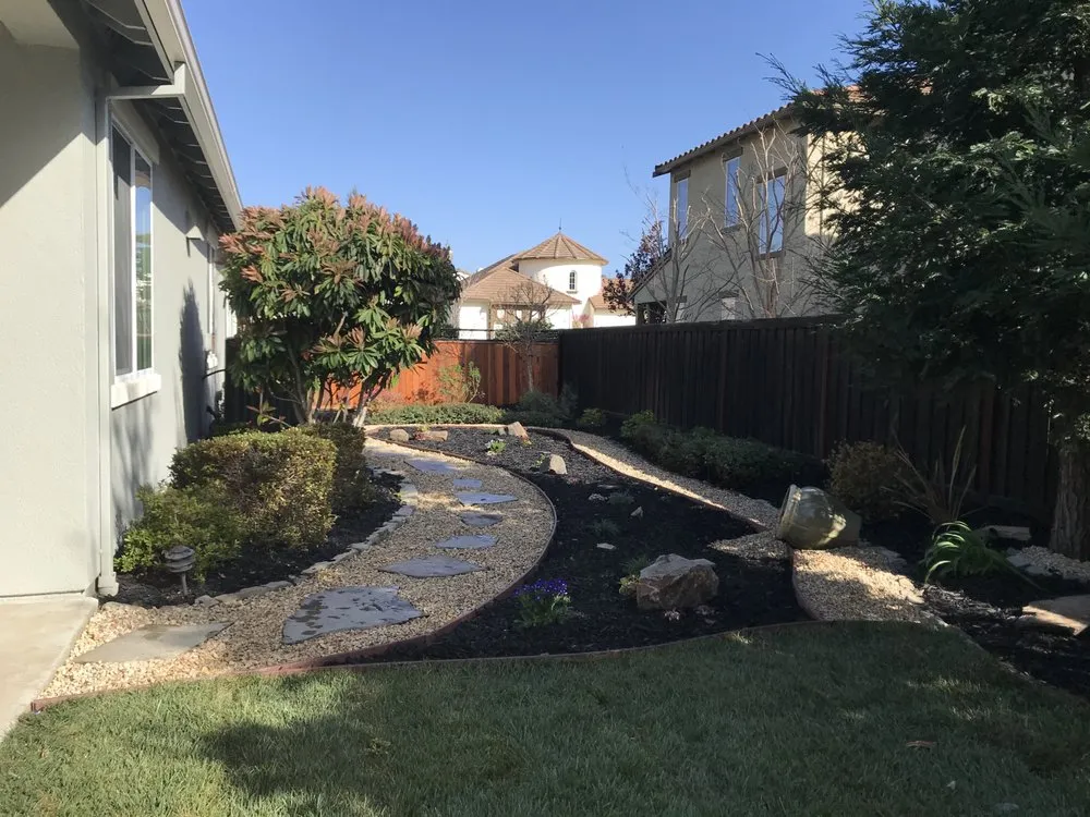 Custom landscape design in Vacaville, CA - Sea of Green Lawn Care and Landscaping