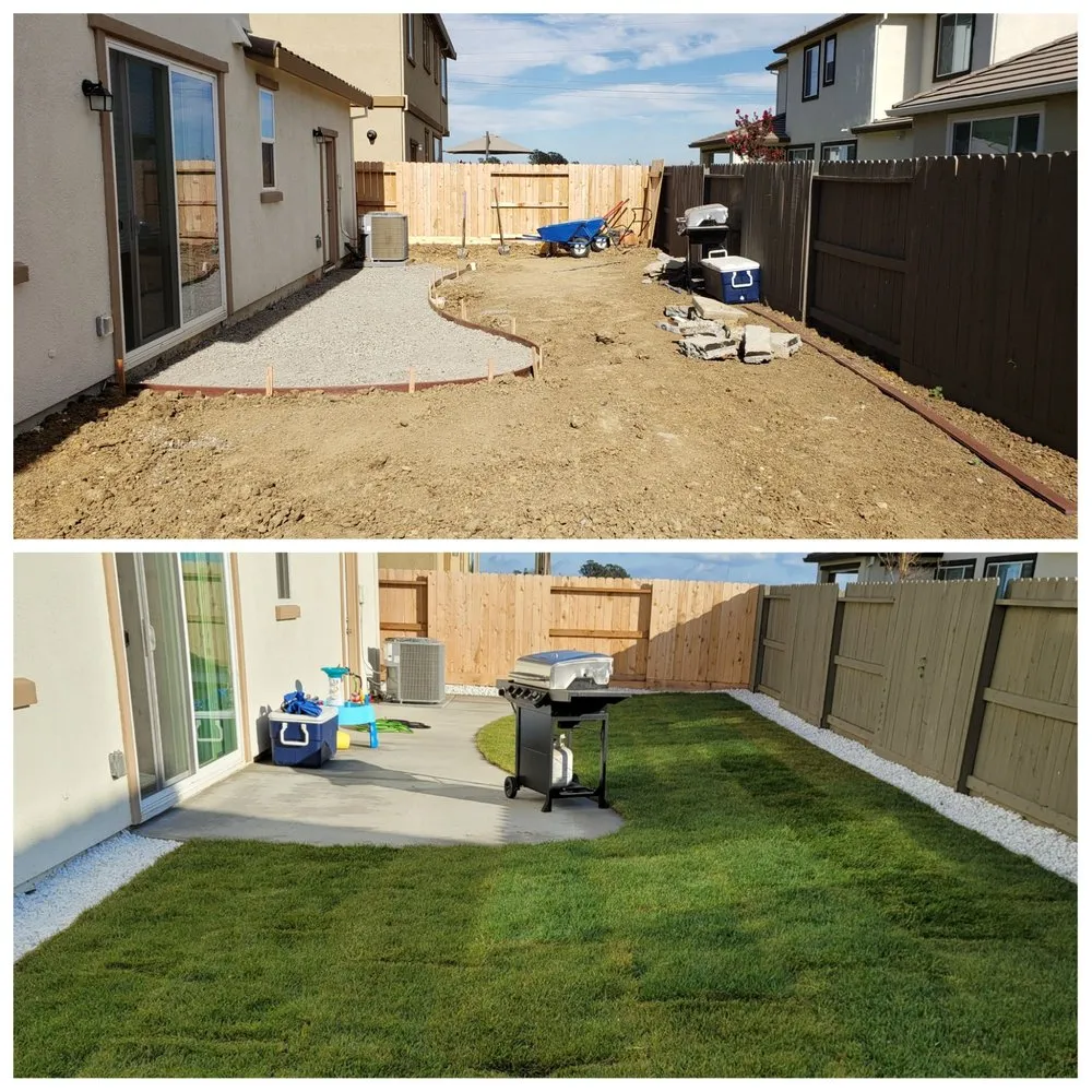 Professional landscape design for beautiful yards in Vacaville, CA by Sea of Green Lawn Care and Landscaping