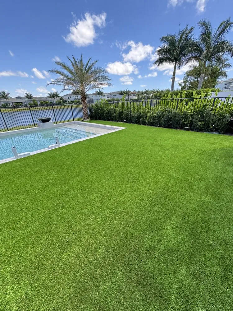 Custom lawn mowing service for homes across Lake Worth, FL - Seacoast Artificial Turf & Landscape