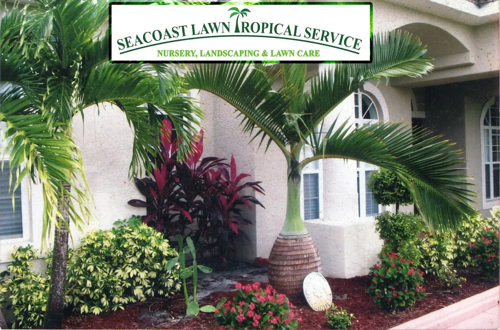 Professional yard maintenance in Port St. Lucie, FL by Seacoast Lawn Tropical Service