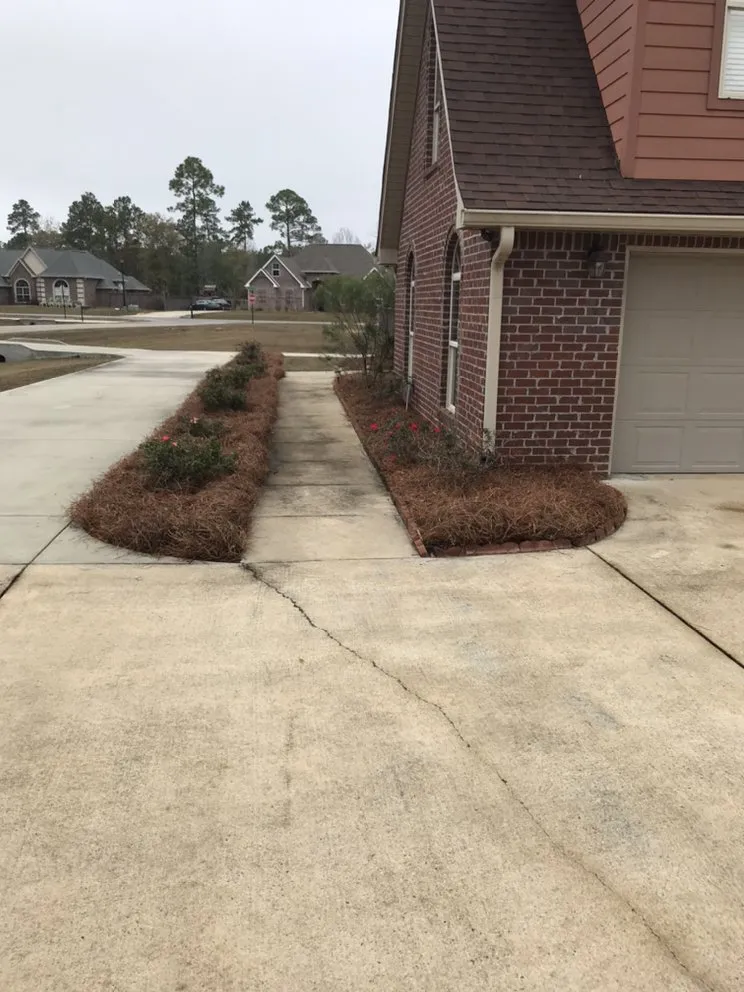 Custom landscape installation for year-round maintenance in Ocean Springs, MS by Seagull Point Landscaping