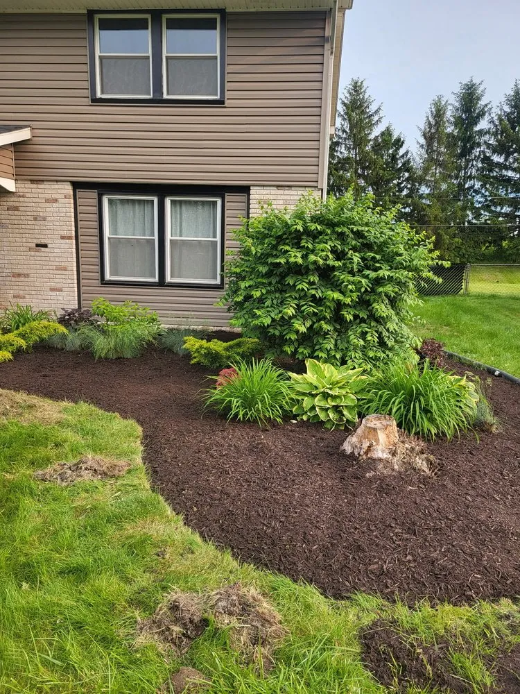 Custom outdoor landscaping for homes in Gaston, IN by Seal The Deal