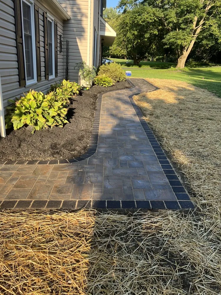 Local landscape installation in Newark, DE by Sealer Guys