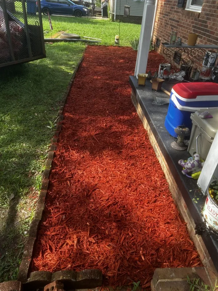 Custom garden landscaping for year-round maintenance across Gaffney, SC - Sealy's Lawn Care and Handyman Services