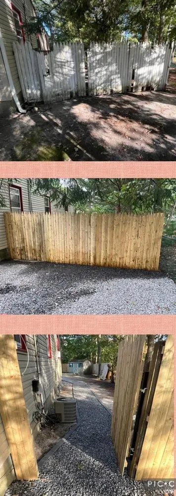 Local landscape installation with custom design in Pleasantville, NJ by Sean Patrick Services