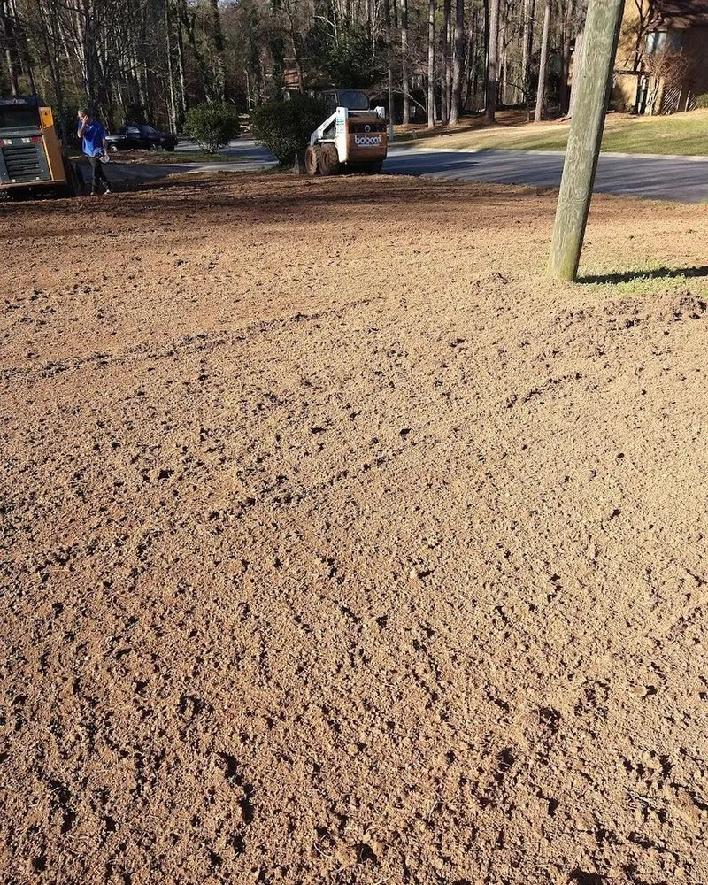 Top-rated yard cleanup service in Marietta, GA - Seans Bobcat Service