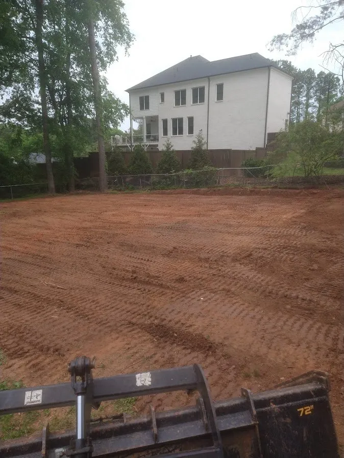 Local landscape installation in Marietta, GA - Seans Bobcat Service