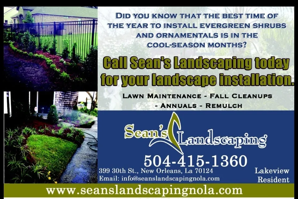 Local garden landscaping in New Orleans, LA - Sean's Landscaping
