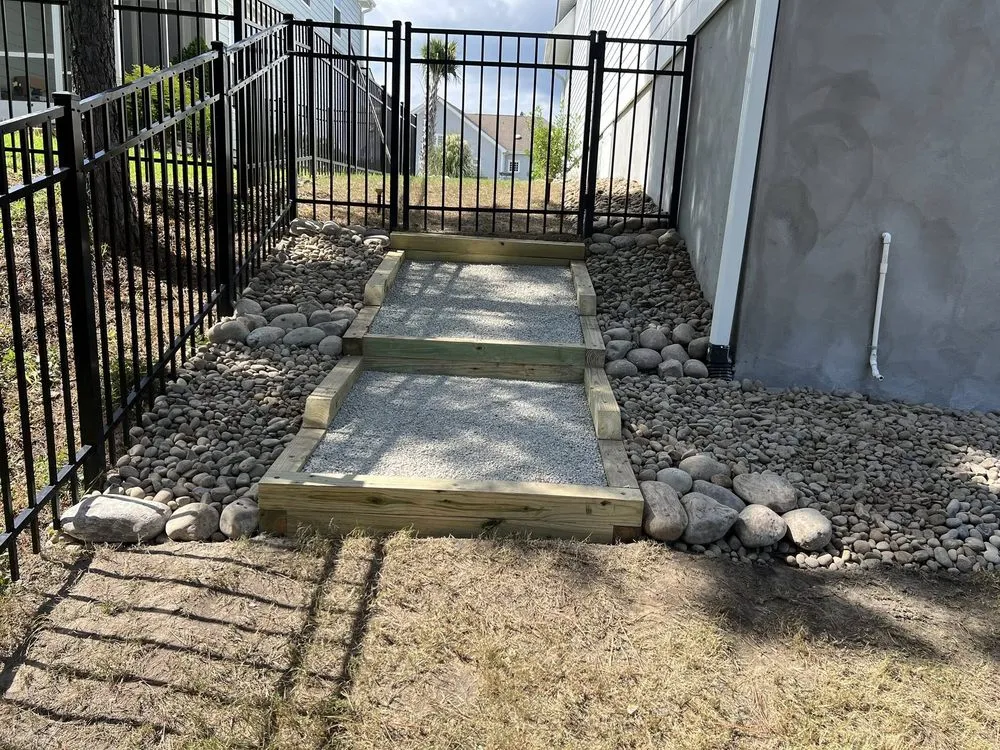 Custom outdoor landscaping in Holly Ridge, NC - Seaside Custom Pavers & Edging