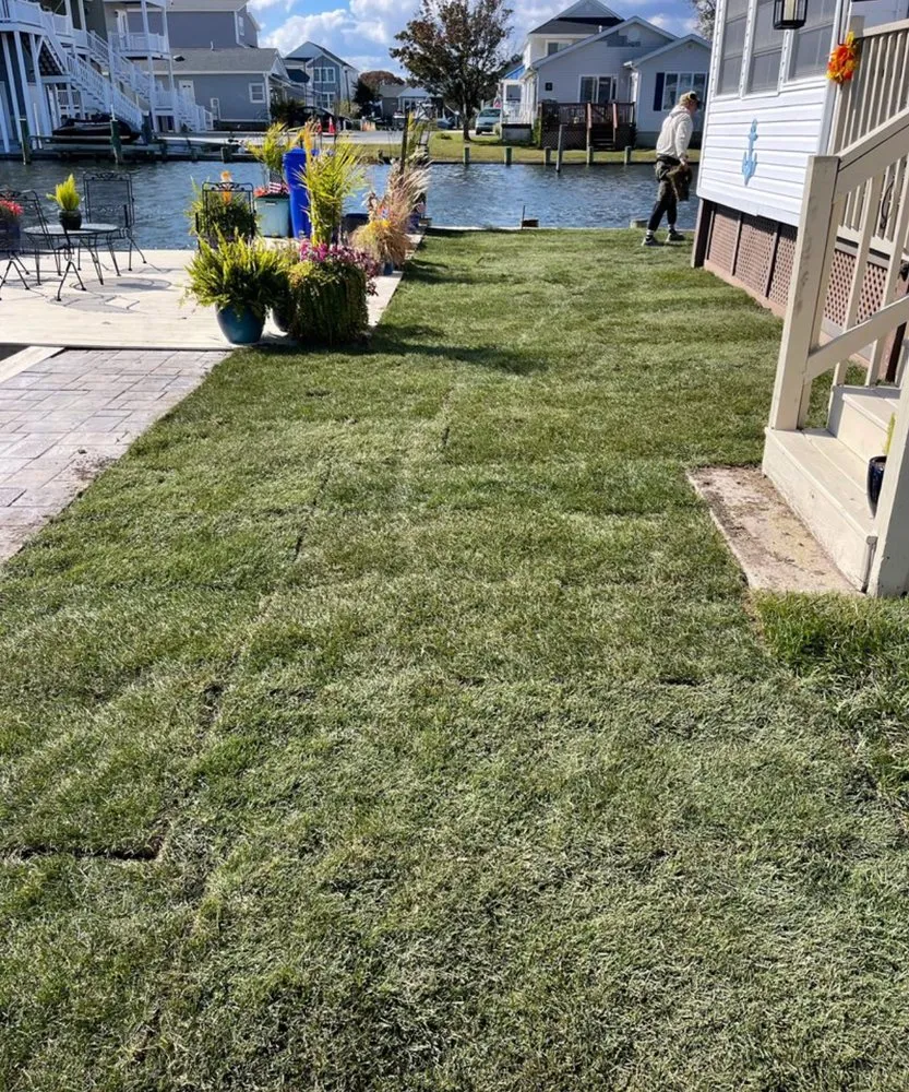 Professional residential landscaping in Rehoboth Beach, DE by Seaside Lawnscapes