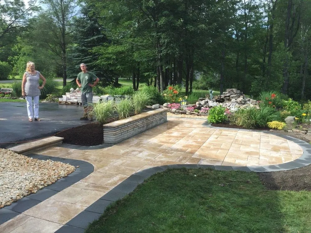 Custom landscape installation in North Myrtle Beach, SC - Seaside Scapes