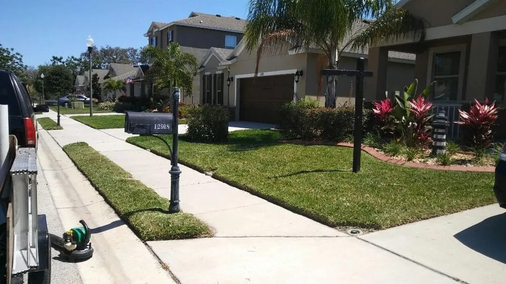 Local garden landscaping for homes in New Port Richey, FL by Seasonal Lawn Care Services