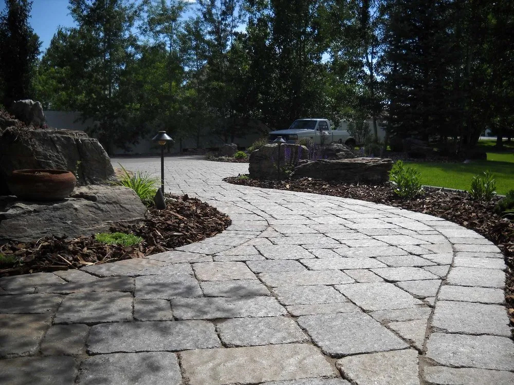 Custom yard cleanup service with custom design in Idaho Falls, ID by Seasons West
