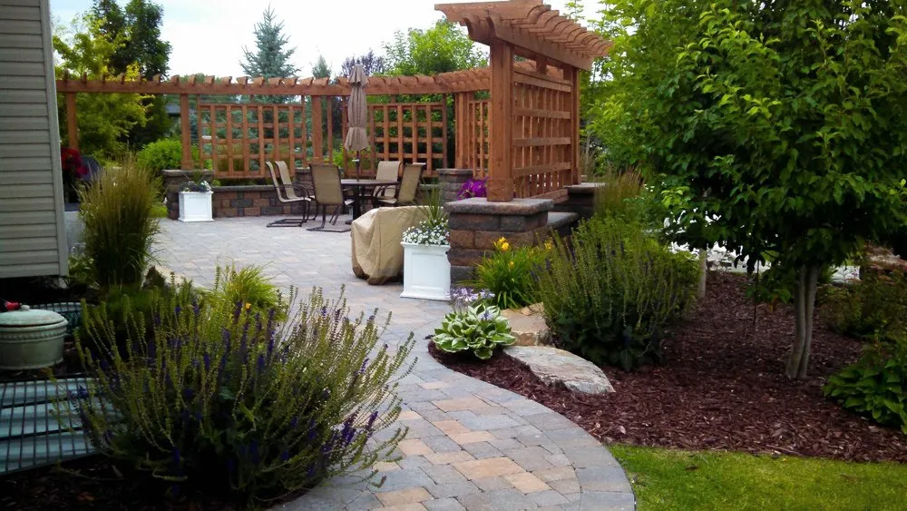 Expert yard maintenance with custom design in Idaho Falls, ID by Seasons West