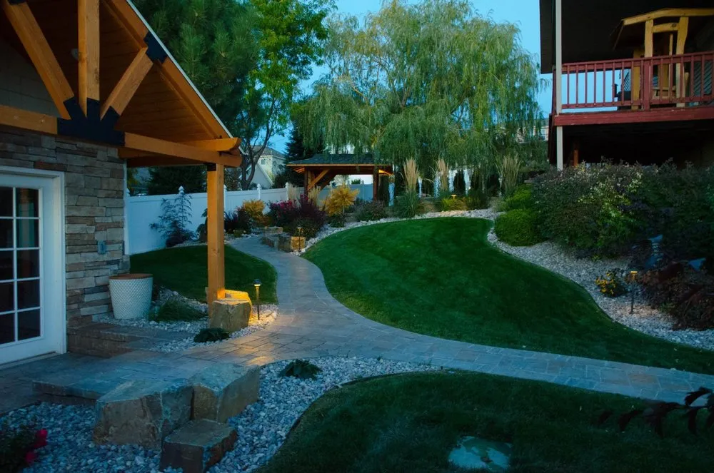 Custom yard cleanup service for residential properties in Idaho Falls, ID by Seasons West