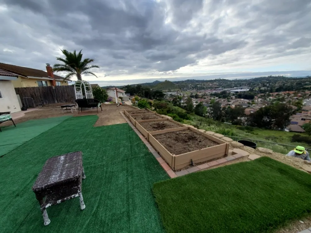 Custom yard cleanup service in El Cajon, CA by Sebastian's Landscape