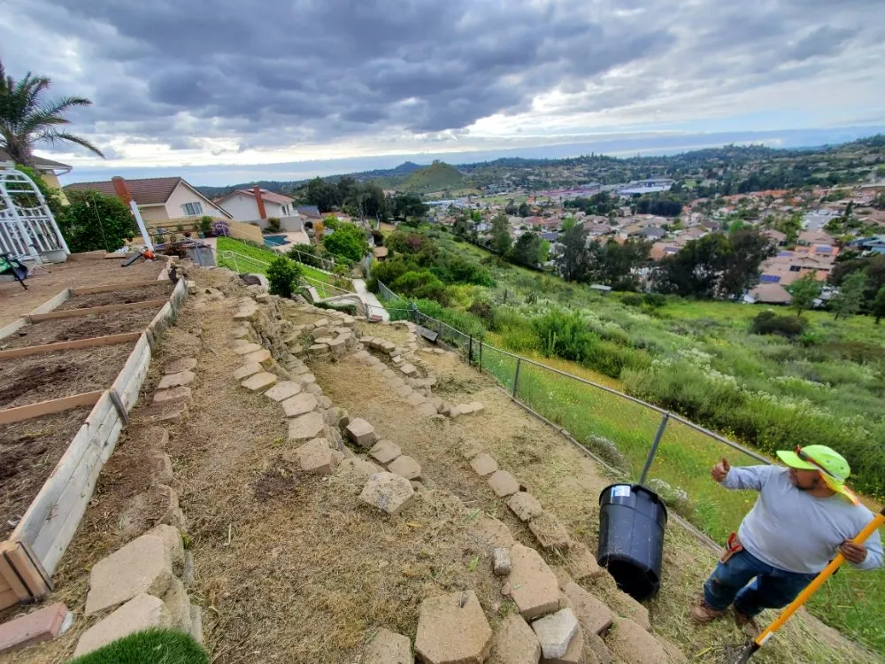 Professional yard cleanup service for residential properties in El Cajon, CA by Sebastian's Landscape