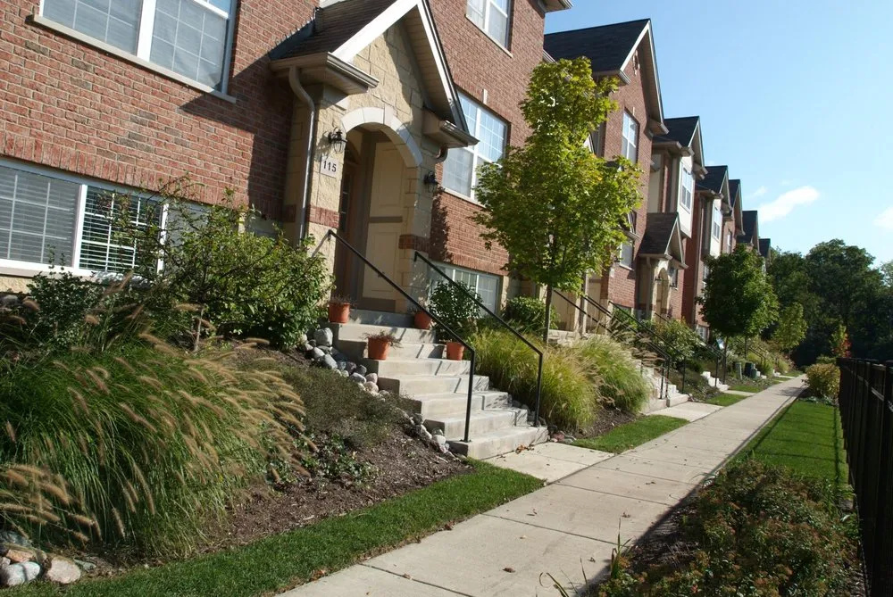 Custom landscape installation in Bartlett, IL by Sebert Landscaping