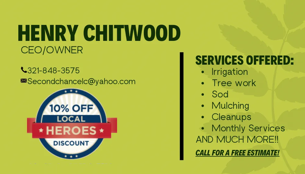 Expert landscape design in Melbourne, FL - Second Chance Lawn & Landscape