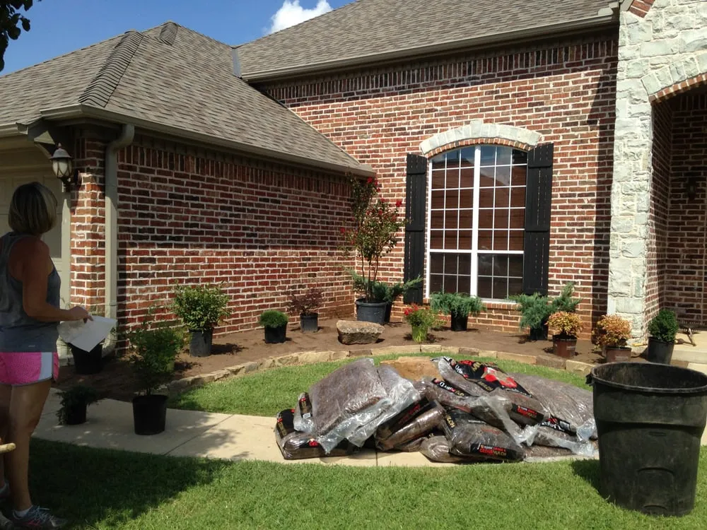 Custom outdoor landscaping in Oklahoma City, OK by Second Nature Lawn and Landscape