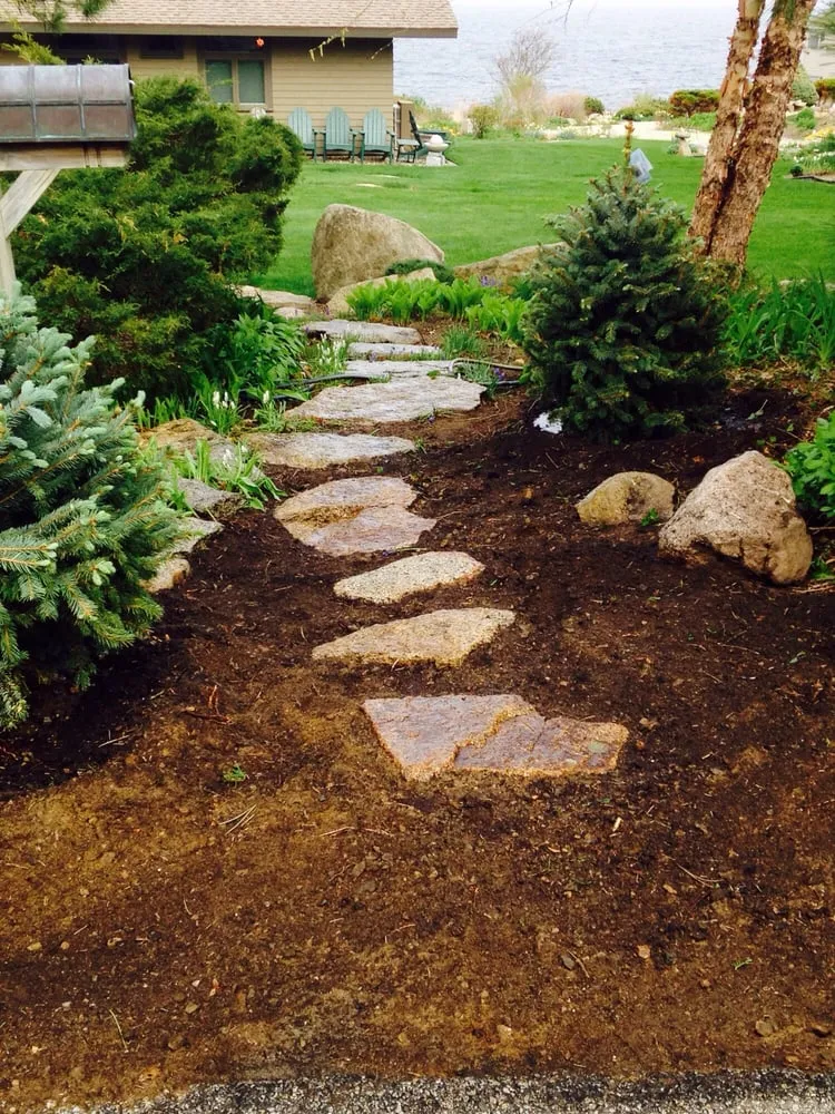 Custom garden landscaping in Rockport, MA - Secret Gardens