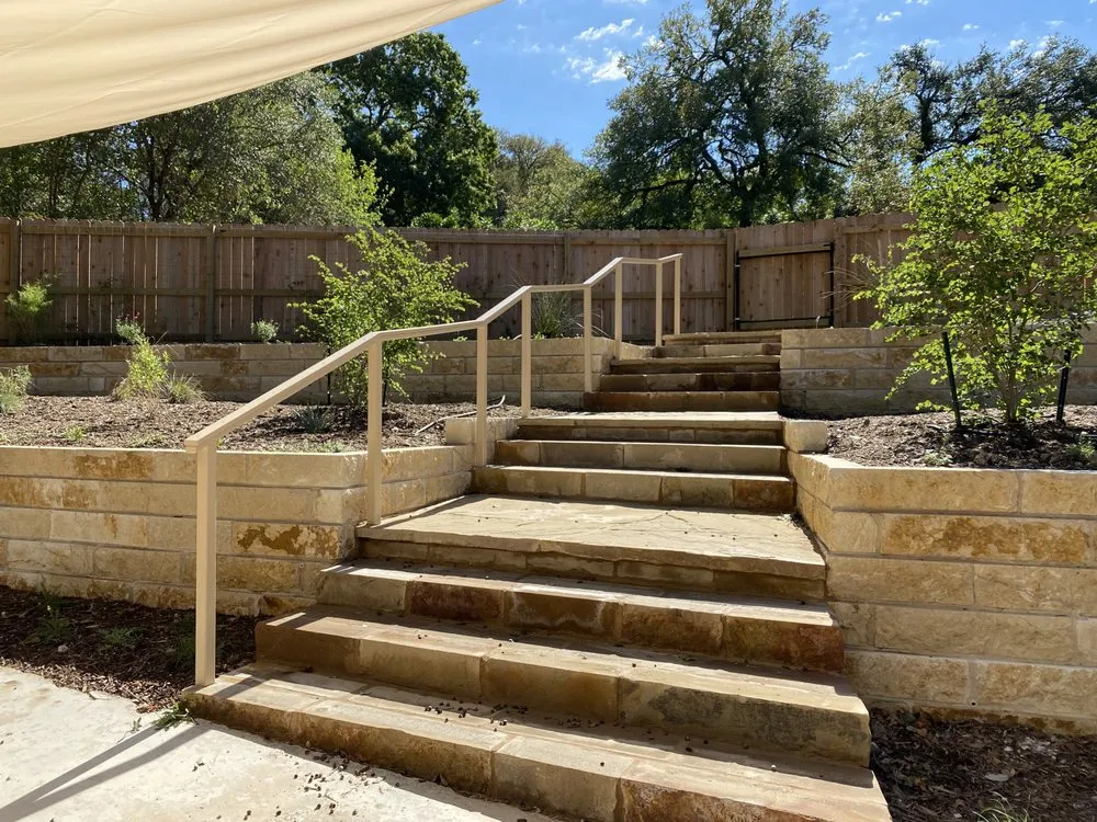 Reliable landscape installation in Austin, TX by Seedlings Landscape Design Build