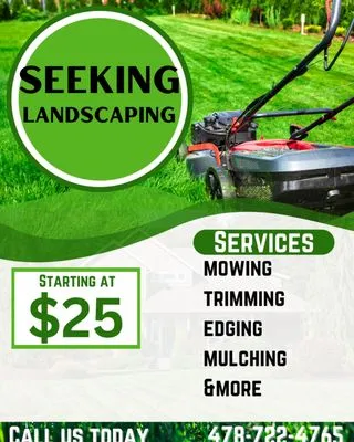 Seeking Landscaping Logo