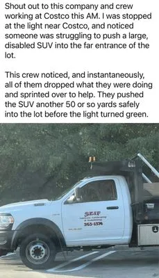 Seif Lawn Care & Snow Plowing Logo