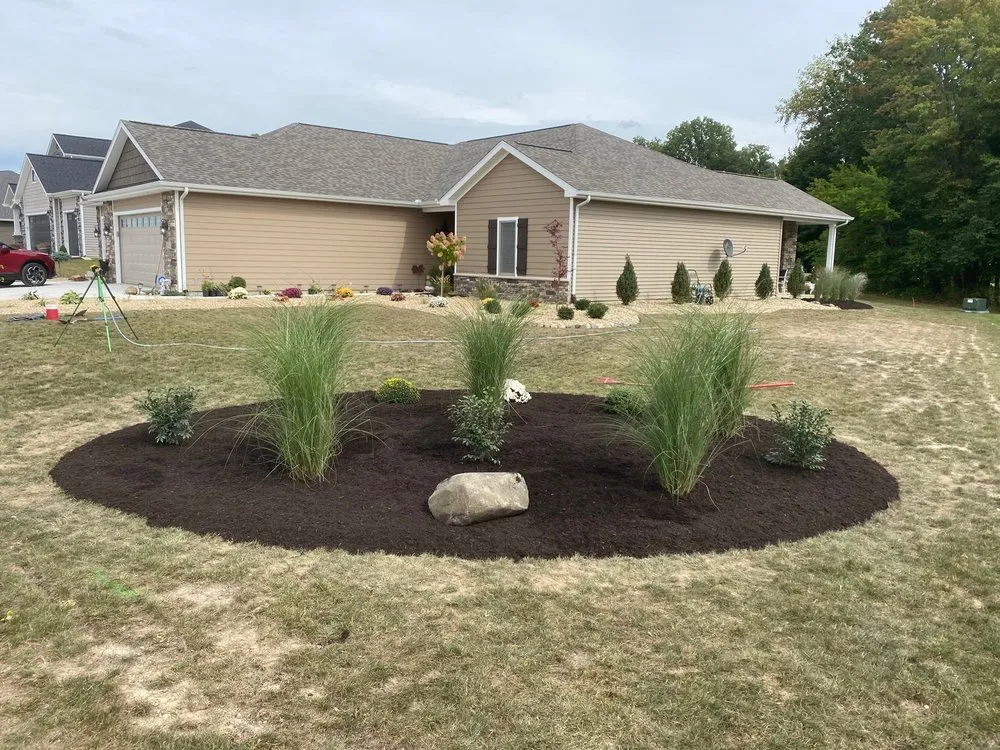Custom garden landscaping for outdoor upgrades in Auburn, IN by Seifert's Landscaping