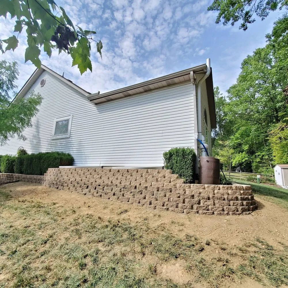Custom landscape installation for beautiful yards in Whitehall, OH by Selby's Landscaping