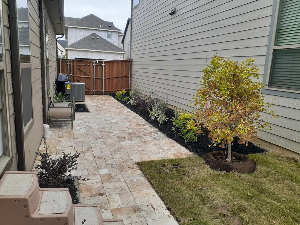 Local outdoor landscaping with custom design in Princeton, TX by Select Landscaping