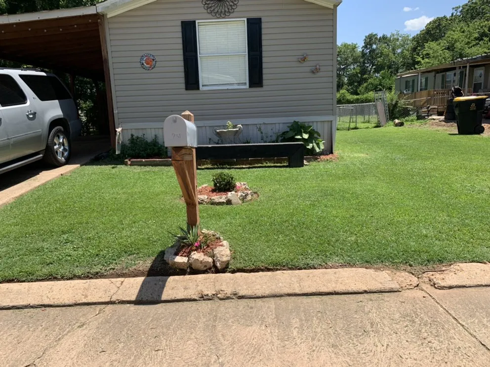 Professional residential landscaping in Haughton, LA by Self Made Lawncare