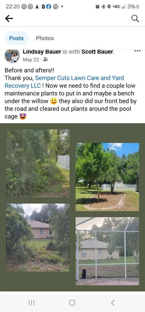 Trusted yard maintenance in Lecanto, FL - Semper Cuts Lawn Care Yard Recovery