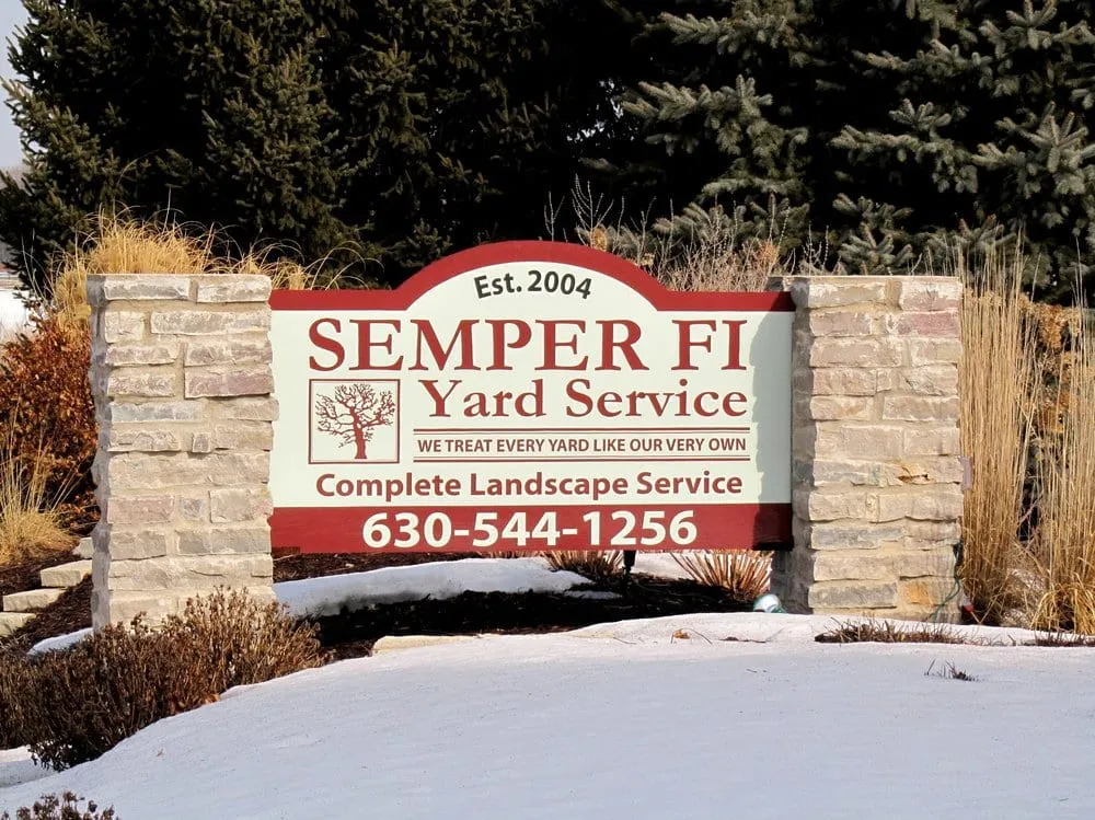 Reliable lawn mowing service for year-round maintenance in Yorkville, IL by Semper Fi Land Service