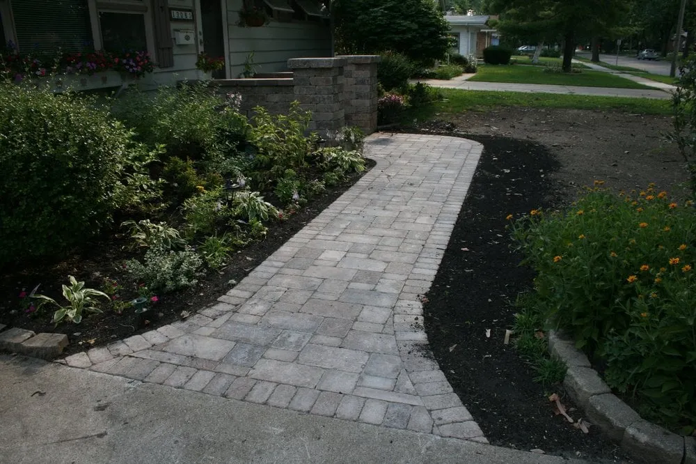 Custom residential landscaping for residential properties in Yorkville, IL by Semper Fi Land Service