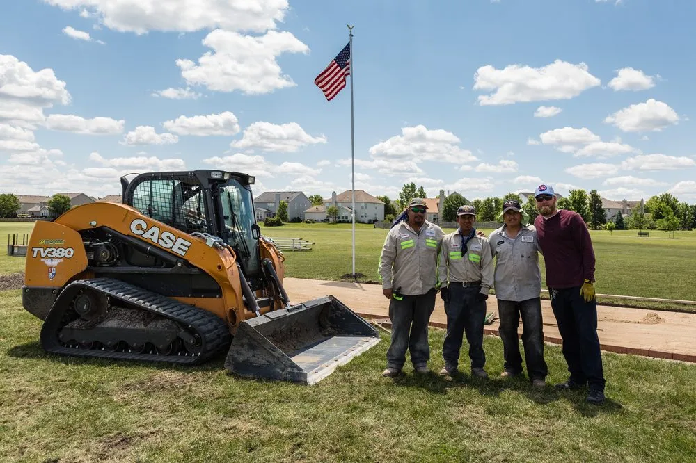 Custom lawn care service in Yorkville, IL by Semper Fi Land Service