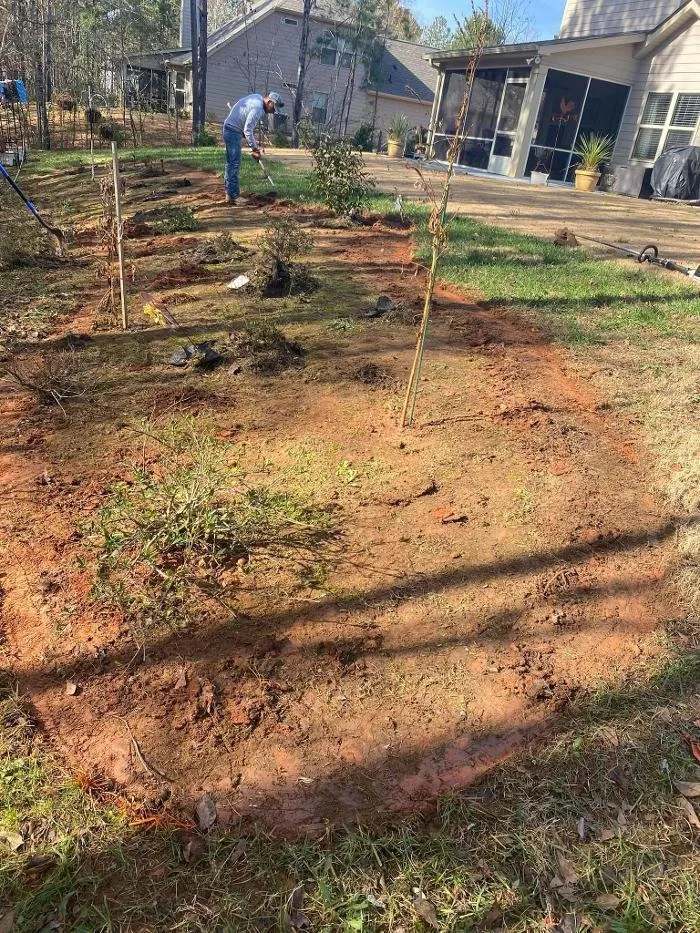 Custom outdoor landscaping for beautiful yards in Fortson, GA by Semper Fi Lawn Care & Landscaping