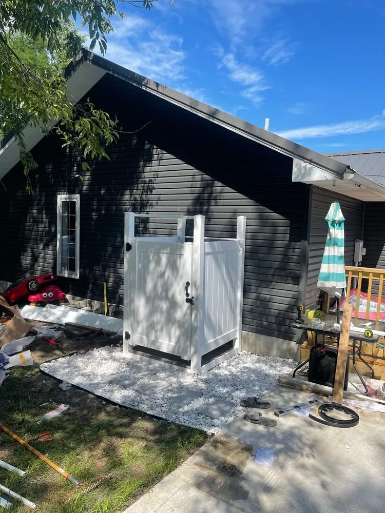 Local landscape installation in Mooresville, IN by Semper Fidelis Construction