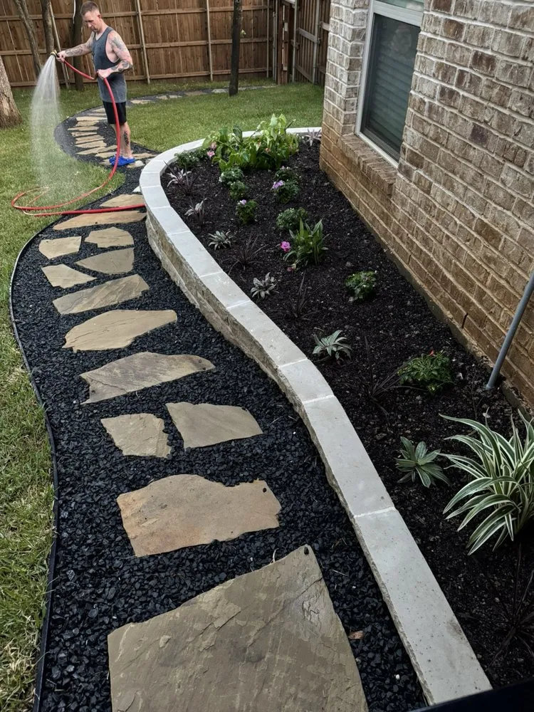 Professional residential landscaping for homes across Double Oak, TX - Semper Fi Landscape Solutions