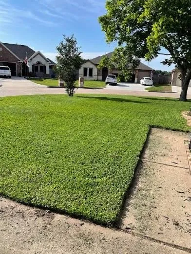 Custom landscape design in Double Oak, TX - Semper Fi Landscape Solutions