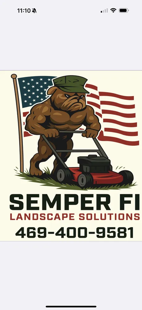 Top-rated lawn care service in Double Oak, TX by Semper Fi Landscape Solutions