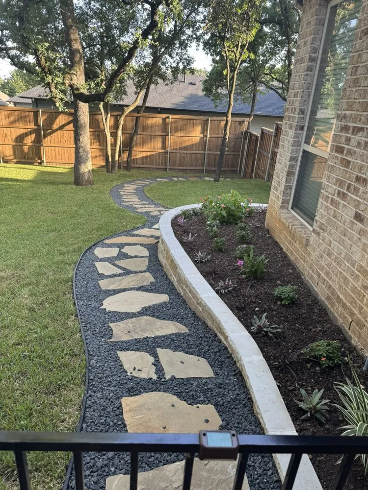 Custom outdoor landscaping near you across Double Oak, TX - Semper Fi Landscape Solutions