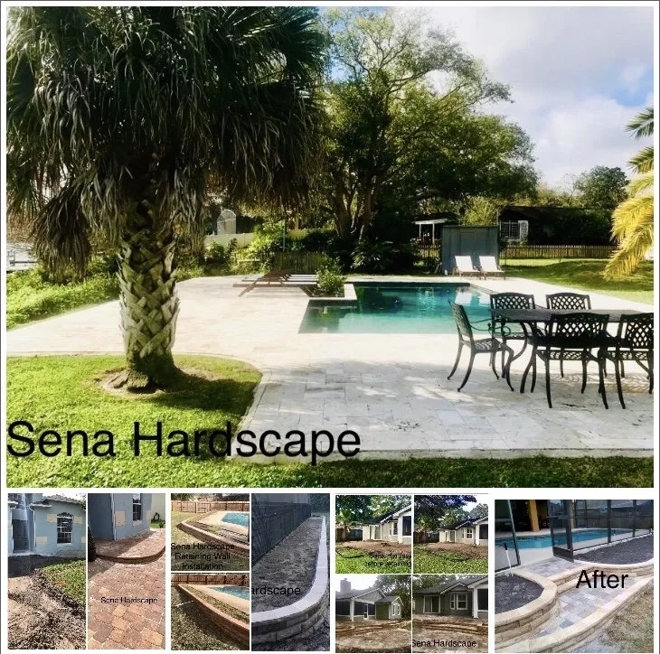 Local outdoor landscaping for beautiful yards in Sanford, FL by Sena Hardscape