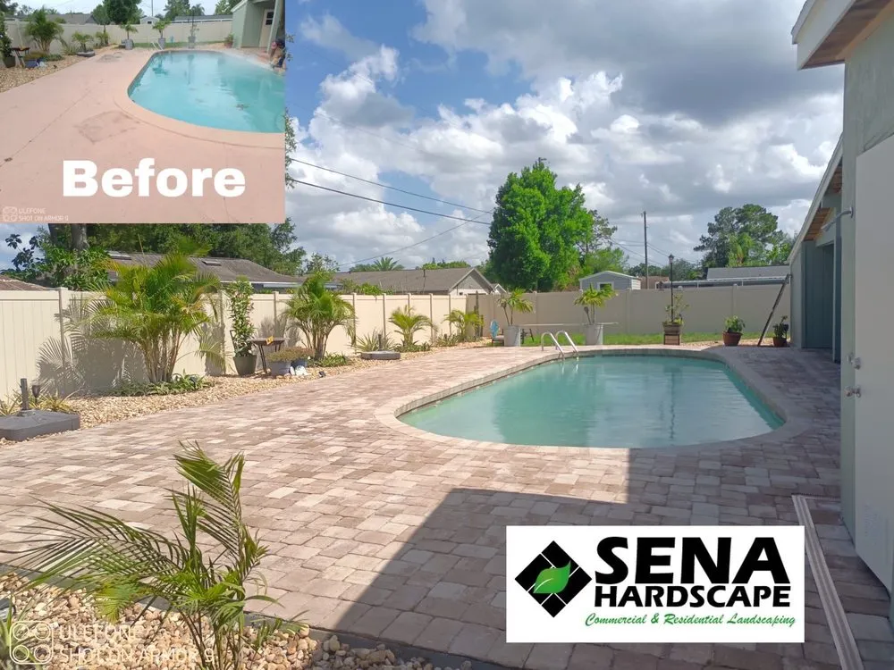 Affordable garden landscaping for year-round maintenance in Sanford, FL by Sena Hardscape